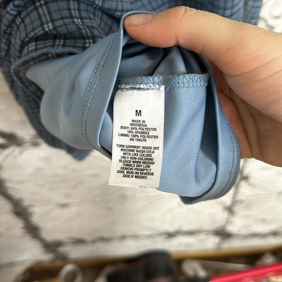 Aeropostale blue plaid babydoll tank dress - Picture 6 of 6